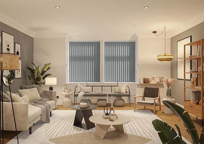 Palermo (Blackout), Graphite - Vertical Blind - Image 9